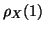 $ {\rho}_X(1)$