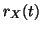 $ r_X(t)$