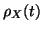 $ {\rho}_X(t)$