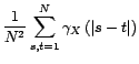 $\displaystyle \mathop{\hbox{\upshape {var}}}\nolimits \left(\bar X_N\right)$