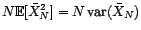 $\displaystyle -h{\gamma}_X(h)-N{\mathbb{E}}[\bar X_N^2]+\left(\sum_{t=N-h+1}^N{... ... X_NX_t]+\sum_{t=1}^h{\mathbb{E}}[\bar X_NX_t]-h{\mathbb{E}}[\bar X_N^2]\right)$