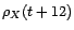 $ {\rho}_X(t)$