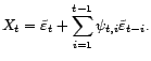 $ {\psi}_{t,0}=1$