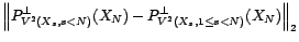 $\displaystyle \left\Vert{\varepsilon}_N-\tilde{\varepsilon}_N\right\Vert_2$