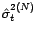 $ \hat{\psi}_{t,i}^{(N)}$