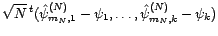 $ \lim_{N\rightarrow +\infty}\frac{m_N}{N^{1/3}}=0$
