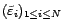 $ {\delta}_i={\mathbb{E}}[\tilde{\varepsilon}_{i}^2]/{\sigma}^2_{\varepsilon}$