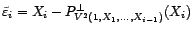 $ (\tilde{\varepsilon}_i)_{1\leq i\leq N}$