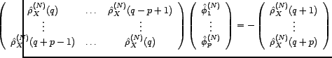 $ {\phi}_1,...,{\phi}_p$