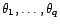 $ \hat{\theta}^{(N)}_1,\ldots,\hat{\theta}^{(N)}_q$