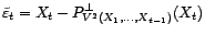$ V^2(X_1,\ldots,X_N)$