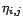 $ {\psi}_{i,j}$