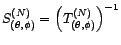 $\displaystyle \left(\tilde{\varepsilon}_1,\ldots,\tilde{\varepsilon}_N\right)=\left(X_1,\ldots,X_N\right)T_{({\theta},{\phi})}^{(N)} $