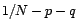 $\displaystyle \frac{1}{N-p-q}\sum_{t=1}^N\frac{\hat{\varepsilon}_t^2}{{\delta}_t^{\left(\hat{\theta},\hat{\phi}\right)}}. $