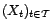 $ (X_t)_{t\in{\cal T}}$