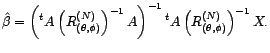 $ ({\beta},{\sigma}^2)\in{\mathbb{R}}^m\times{\mathbb{R}}^*_+$