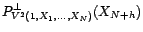 $\displaystyle \check X_N(h)$