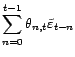 $\displaystyle X_t-P^\bot_{V^2(X_1,...,X_{t-1})}(X_t)$