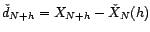 $ \check X_{N}(q),...,\check X_N(q-p+1)$