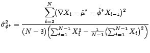 $ \hat{\phi}^*$