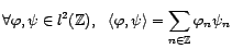 $ \sum_{n\in{\mathbb{Z}}}{\psi}_n^2<+\infty$
