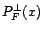 $\displaystyle \Vert x-y\Vert_2=\inf_{z\in F}\Vert x-z\Vert_2 $