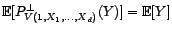 $ Y={\alpha}_0+{\alpha}_1X_1+\cdots+{\alpha}_dX_d$