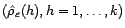 $ (\hat{\rho}_{\varepsilon}(h),h=1,\ldots,k)$