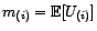 $ m_{(i)}={\mathbb{E}}[U_{(i)}]$
