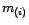 $ m_{(i)}$