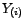 $ Y_{(i)}$