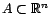$ {\mathbb{R}}^n$