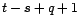 $ \left({\varepsilon}_{s+h-q},\ldots,{\varepsilon}_{t+h}\right)$