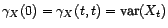 $\displaystyle \forall h\in{\mathbb{N}},\ \forall t\in{\mathbb{Z}},\ {\gamma}_X(h)\equiv{\gamma}_X(0,h)={\gamma}_X(t,t+h) $