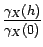 $\displaystyle \frac{{\gamma}_X(t,t+h)}{\sqrt{{\gamma}_X(t,t){\gamma}_X({t+h},t+h)}}$