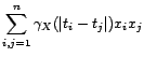 $ {\rho}_X(h)={\gamma}_X(h)/{\gamma}_X(0)$