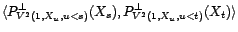 $\displaystyle X_s\in V^2(1,X_u,u<t)$