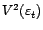 $ V^2(1,X_u,u<t)$