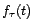$ f_{\tau}(t)$