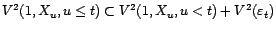 $ X_t={\varepsilon}_t+P^\bot_{V^2(1,X_u,u<t)}(X_t)\in V^2(1,X_u,u<t)+V^2({\varepsilon}_t)$