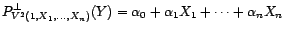$ X_1,\ldots,X_n,Y$