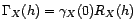 $ (X_{t-1},\ldots,X_{t-h})$