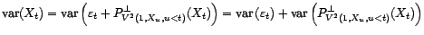 $ ({\alpha}_l^{(h)},l=0,\ldots,h)$