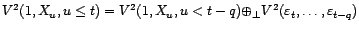 $\displaystyle 0\ \ \forall h>q$