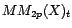 $\displaystyle MM_{2p}(X)_t$
