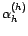 $ r_X(t,t+h)={\alpha}_h^{(h)}$