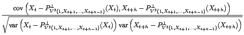 $\displaystyle r_X(t,t+h)$