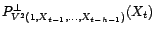 $ r_X(h+1)=0$