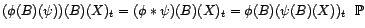 $ {\phi}(B)$