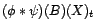 $\displaystyle ({\phi}(B)({\psi}))(B)(X)_t=({\phi}*{\psi})(B)(X)_t={\phi}(B)({\psi}(B)(X))_t \ \P$